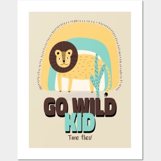 Lion Kids Cute Go Wild Posters and Art
